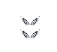 Etiqueta engomada del tatuaje hombres mujeres impermeable duradero tatuaje falso demonio Ángel arte corporal tatuaje pegatina