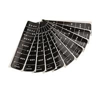 Etiqueta engomada para violín, tamaño compacto, fácil de llevar, ampliamente utilizado, para principiantes en casa, aprendizaje de la escuela para violín (BC01 4/4 negro)