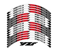 Etiqueta Engomada Reflectante De La Rueda Dentro Las Calcomanías del Cubo Cinta Raya Llanta Impermeable para YZF-R3 YZFR3 YZF R3(Natural)