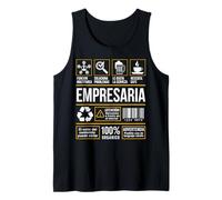 Etiqueta Friki Profesión Trabajo Empresaria Regalo Humor Camiseta sin Mangas
