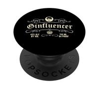 Etiqueta Ginfluencer de diseño de Ginebra Krone Beefeater PopSockets PopGrip Adhesivo