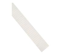 Etiqueta insertable para Magnetoflex perfil en U 60 x 15 mm, color blanco