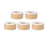 Etiqueta Kraft Adhesiva, 1300 Piezas, 5x2.5cm, Pegatinas Blank Multiusos - Papel Kraft Premium, Fácil Uso, Ideal para Frascos y Organización