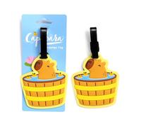 Etiqueta para Equipaje y Maleta PVC Tema Capibara - Diseño Original Animales Dulces, Adoramals, Puckator