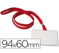 Etiqueta Q-Connect para colgar alrededor del cuello 94 x 60 mm