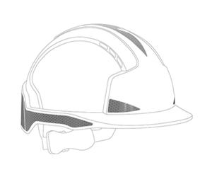 Etiqueta reflectante JSP CR2 TU