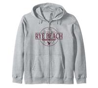 Etiqueta Rye Beach New Hampshire - Rye Beach NH Sudadera con Capucha