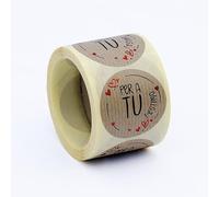 Etiqueta Sant Jordi “Per a tu T’ESTIMO” 45x45mm