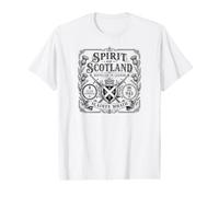 Etiqueta Spirit of Scotland Claymores Slàinte Mhath para Luces Camiseta gráfica económica
