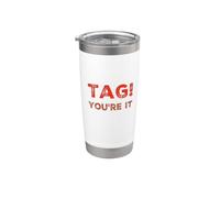 Etiqueta You're It Meme Tag You're It Significado Etiqueta You're It Cita Vaso térmico de acero inoxidable de doble pared