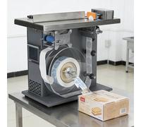 Etiquetadora - Aplicador de etiquetas semiautomático para cajas, tarros, botellas con sistema PLC, precisión ± 0,5 mm, ideal para diversas industrias
