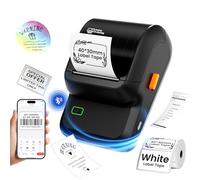 Etiquetadora, impresora de etiquetas de código de barras para pequeñas empresas, máquina de etiquetas Bluetooth con cinta compatible con teléfono y PC, fabricantes de etiquetas portátiles sin tinta