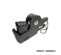 Etiquetadora manual 2 líneas numérica 11 + 7 Open NL17 22 x 12 mm