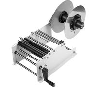 Etiquetadora manual de botellas, ajustable para varios tamaños, eficiente de 20 a 40 etiquetas/minuto, ideal para catering de alimentos y uso diario