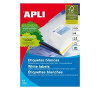 Etiquetas Adhesivas Apli 01263/ 64.6 x 33.8mm/ 100 Hojas