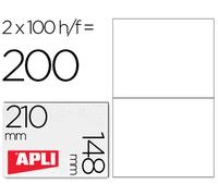 Etiquetas Adhesivas Apli A4 210 X 148 mm