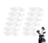 Etiquetas adhesivas de Golpe de Golf, calcomanías de golpeo para precisión de swing y alineación del , 10 hojas de ayudas de entrenamiento de golf para hombres, mujeres y adolescentes, etiquetas