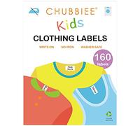 Etiquetas adhesivas para ropa infantil que no necesitan planchado, para guardería, aptas para lavadora y secadora, paquete de 160 unidades