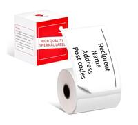 Etiquetas adhesivas Phomemo M110/M220/M221/M200/M120/M100/M108/M150/M250/M260, etiquetas térmicas de papel de 50x80mm (1.97"x3.15") para impresoras de etiquetas Phomemo, 100 etiquetas por rollo.