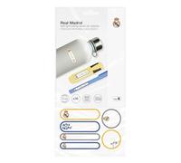 Etiquetas adhesivas Real Madrid laminadas resistentes a lavavajillas y microondas para objetos escolares | 36 unidades | Producto Oficial