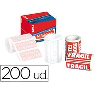 Etiquetas Apli Fragil Rollo 50X100 mm c/200 Unidades