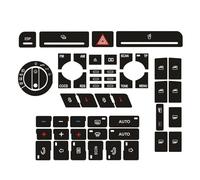 Etiquetas Botones Interior Coche Compatible Con A6 Para A2 Para A3 Pegatina De Reparación De Botones Pegatinas De Botones Interiores De Coche Pegatinas De Botones De Coche Accesorios De Coche
