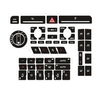 Etiquetas Botones Interior Coche Compatible Con A6 Para A2 Para A3 Pegatina De Reparación De Botones Pegatinas De Botones Interiores De Coche Pegatinas De Botones De Coche Accesorios De Coche
