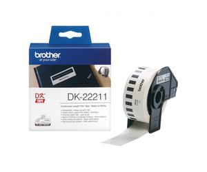 Etiquetas cinta continua brother blanca dk22211 29mm