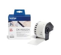 Etiquetas cinta continua brother dkn55224 papel blanca no adhesiva tarjetas identificacion