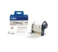 Etiquetas cinta continua brother pelicula plastica blanca dk22212 29mmx30.48 ql - 1050 - ql - 1050n - ql - 1060n - ql - 500 - q