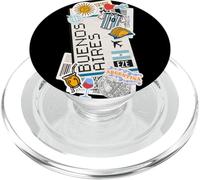Etiquetas de aeropuertos y aerolíneas - Tarjeta de embarque de Buenos Aires PopSockets PopGrip para MagSafe
