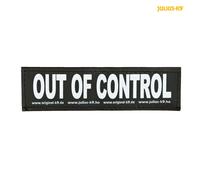 Etiquetas de arnés Julius K9 FUERA DE CONTROL L
