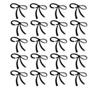 Etiquetas de bebida acrílica - 20x Black Bow Vasos de identificación Etiquetas - Encanto de champán acrílico, decoración de taza, etiquetas decorativas para cumpleaños, boda considerada pr