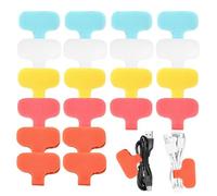 Etiquetas de cable,etiquetas de cable Etiquetas, 20X Etiquetas de cable Etiquetas, Identificador de cable, marcadores de cables para computadoras electrónicas, organización de cables e identificación,