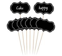 Etiquetas de comida de fiesta para bufé, 56 piezas de banderas de etiquetas de alimentos para bufés de fiesta para escribir en mini bandera de palillo de dientes en blanco para escribir, color negro