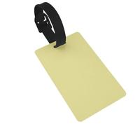 Etiquetas de equipaje con estampado amarillo caqui, etiquetas de bolsa de viaje e identificadores de equipaje, etiquetas de equipaje de crucero, accesorios de viaje para viajes en crucero y avión
