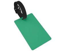 Etiquetas de equipaje con estampado verde jade - Etiquetas de bolsa de viaje e identificadores de equipaje, etiquetas de equipaje de crucero, accesorios de viaje para viajes en crucero y avión
