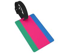 Etiquetas de equipaje con la bandera de la República de Kuban, etiqueta de identificación de nombre, etiquetas de maleta, ideales para viajes, cruceros, mochilas, bolsas