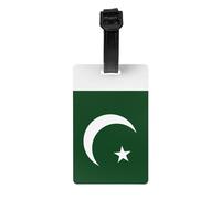 Etiquetas de equipaje de bandera de Pakistán para maletas, etiquetas duraderas para bolsas de identificación, etiquetas para bolsas fáciles de reconocer, esenciales de viaje