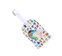 Etiquetas de equipaje de dragón para maletas We are Not Calling It Magical Death Spit Etiquetas para bolsas de viaje, lector de libros de dragón (etiqueta de escupir la muerte)