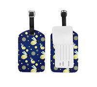 Etiquetas de equipaje de luciérnagas lindas, etiqueta de equipaje de viaje de cuero, 1 pieza