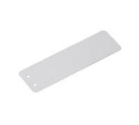 Etiquetas de identificación de árbol de aluminio con diseño de doble ojal, impermeables y fáciles de colgar