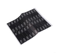 Etiquetas de identificación de peso para máquinas de gimnasio, calcomanías resistentes para una fácil gestión de 11 libras a 242 libras