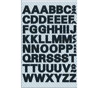 Etiquetas de la carta Avery Zweckform 3780, A-Z (lámina resistente a la intemperie), 130 etiquetas adhesivas Letras negras, 76 x 120 mm