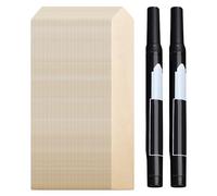 Etiquetas de madera de 100 piezas con 2 marcadores negros, etiquetas para plantas, etiquetas de jardín, ideales para etiquetar semillas, plántulas, flores y plantas de interior