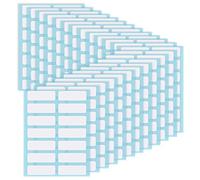 Etiquetas de Nombre Etiqueta de Carpeta Etiquetas Adhesivas de Sobre Etiquetas de Precio Etiqueta Rectangular Blanca de Vaso Botella, 13 x 38 mm, Paquete de 336
