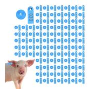 Etiquetas de oreja de cabra, etiqueta de oreja de cabra,Etiquetas de oído numeradas versátiles, herramienta de etiquetado de ganado | identificación de animales resistentes a la u