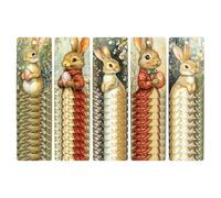 Etiquetas de Pascua, etiquetas de canasta de Pascua,Juego de letreros de bolsas festivas de 50 | Bunny Classroom Treat Bags Etiquetas con cuerda para fiestas de Pascua para niños, manualidades de prim