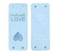 Etiquetas de piel sintética hechas a mano, 160 etiquetas de cuero hechas a mano con etiquetas de amor para sombreros, etiquetas de punto hechas a mano, etiqueta decorativa para ropa, regalos, bolsas