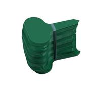 Etiquetas De Plantas 200 etiquetas de identificación esmeriladas for árboles de flores, plantas en maceta, letreros de vivero, tarjetas de aviso, etiquetas de plástico tipo T(Green)